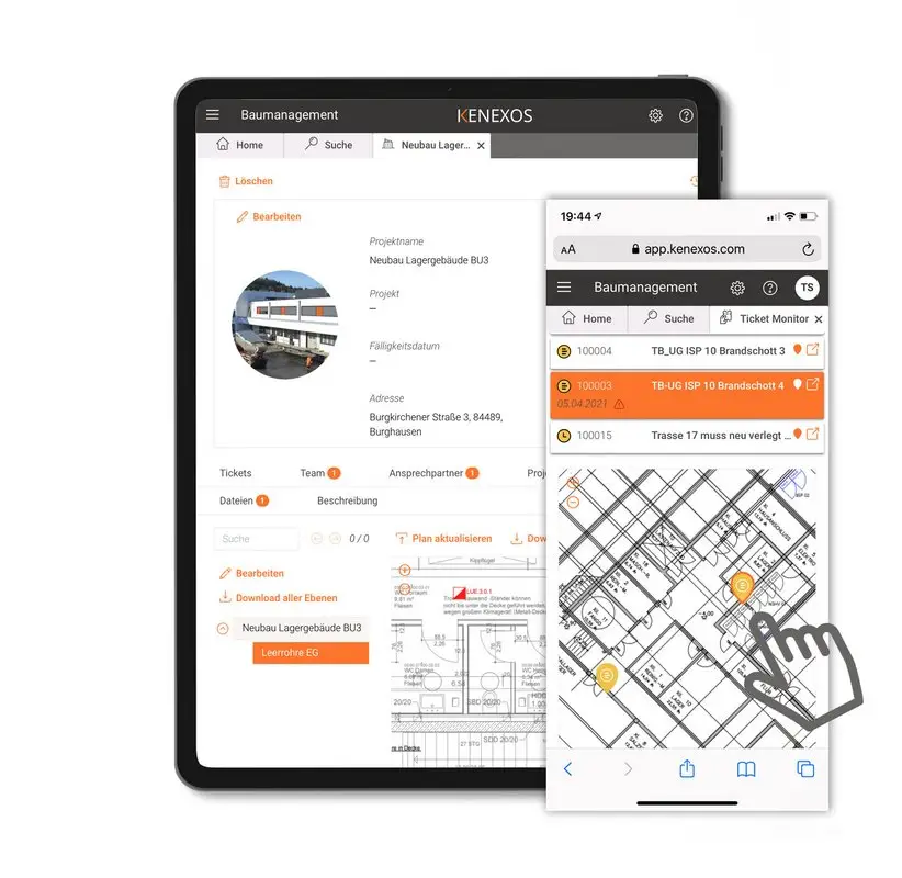 Baumängel digital festhalten und verorten